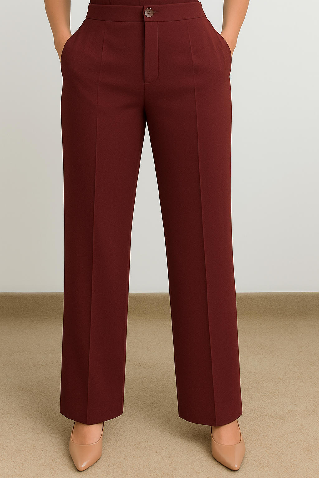 Calça Scrub Feminina Pantalona – Cós Meio Elástico | Ebes Jalecos – Gabardine Premium do PP ao Plus Size